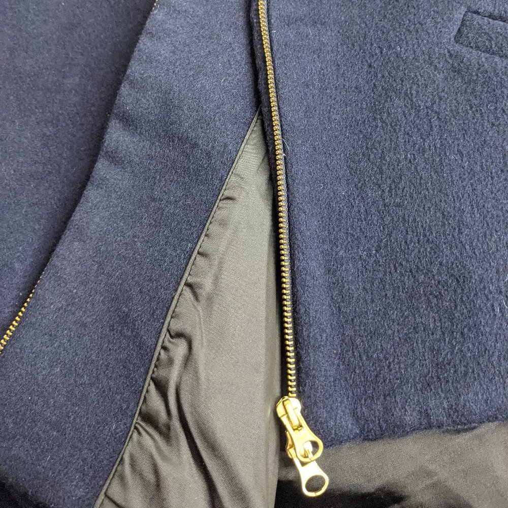 Gorman blue wool blend zip jacket - Picture 4 of 7